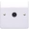 Mk K3551WHI 1-Gang Single Female TV