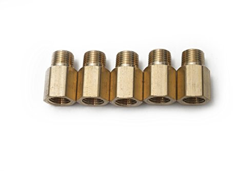 LTWFITTING 1/8 Mâle x 1/8Femelle NPT Adapteur Réduire de Tuyau Raccord en Laiton (paquet de 5)