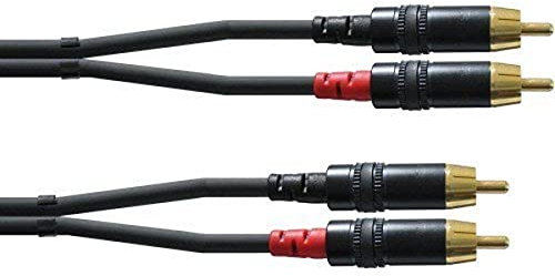 CORDIAL Cable audio doble Rca 1,5 m Cable AUDIO Essentials RCA