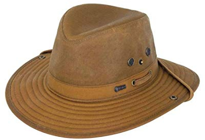 Outback Trading Company Damen 1497 River Guide UPF 50 wasserdichte atmungsaktive Outdoor-Hut aus Baumwolle und Ölleder