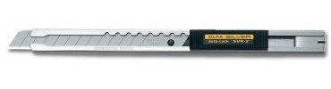 Olfa SVR-2 Sehr flaches Edelstahl-Abbrechklingen-Messer mit Taschen-Clip - 6 Stück