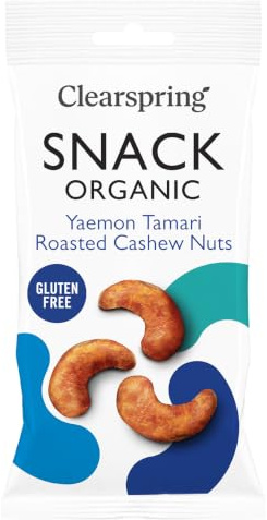 Clearspring Snack Organic (Yaemon Tamari Roasted Cashew Nuts, 15)