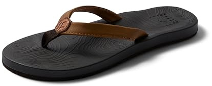 Reef Zen Love Womens Flip Flop, Soft Cushion Footbed, Brown/Tobacco, 8