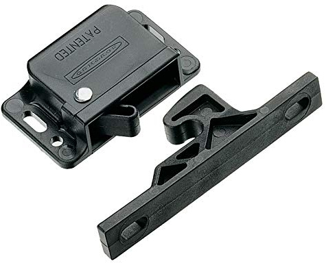 Southco Grabber Catch Latch - Side Mount - Black - Pull-Up Force 44N (10lbf)