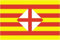 U24 Fahne Flagge Barcelona Bootsflagge Premiumqualität 60 x 90 cm