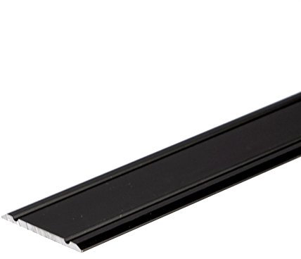 Flat SELF-Adhesive ANODISED Aluminium Door Floor Edging BAR Strip Trim Threshold 930 x 30mm A02 Black