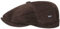 Lipodo 8 Panel Cord Flatcap Herren - Flat Cap aus Baumwolle - Schiebermütze Made in Italy - Unifarbene Schirmmütze - Herbst/Winter - Regular-Fit-Style - Gefütterte Wintermütze braun M (56-57 cm)