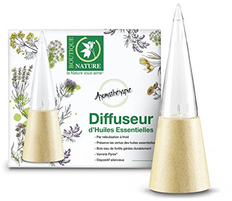 Boutique Nature Diffuseur Huiles Essentielles par Nébulisation à Froid