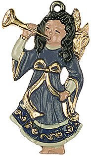 Zinnfigur Engel mit Posaune