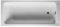 BAIGNOIRE D-CODE 160X70 BLANC AVEC PIEDS DURAVIT