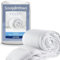 Snuggledown Soft Touch Single Duvet 13.5 Tog - Extra Warm, Thick & Cosy Winter Quilt for Chilly Nights | UK-Made, Satin Striped Cover, Non-Allergenic, Machine Washable (135 x 200cm)