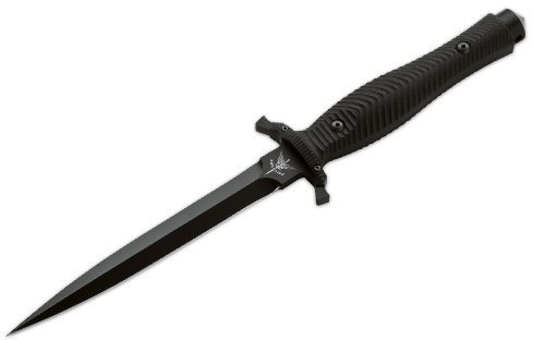 Fox Knives Military Division Bellum Daga Fahrtenmesser, Schwarz, M