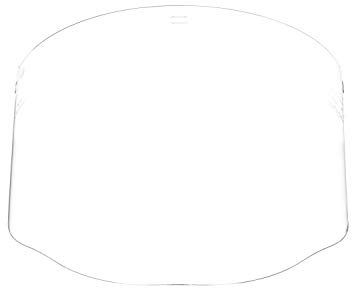 3M 82701-00000 Gesichtsschutz aus Polycarbonat, transparent, Faceshield WP96, farblos, 1
