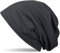 styleBREAKER Unisex Beanie Mütze Einfarbige mit Thermo-Fleece Futter, warme Winter Mütze gefüttert 04024008, Farbe:Dunkelgrau