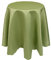 GiftsScotland Plain Round Scalloped Edge Circular Tablecloth 173cm Diameter 68 Apple Green FREE UK POSTAGE