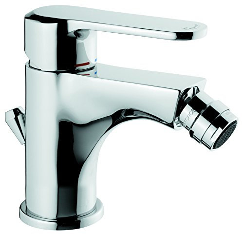 Miscelatore bidet serie Mini Nefer cromato con scarico automatico EMMEVI 77044