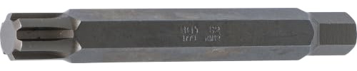 BGS 4778 | Bit | Außensechskant 10 mm (3/8) | Keil-Profil (für RIBE) M12 | Länge 100 mm | Chrom-Vanadium-Stahl