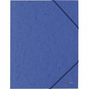 Bene Eckspannmappe A4 390g/qm Karton blau