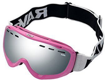 Alpland Skibrille SNOWBOARDBRILLE GLÄSER Silber VERSPIEGELT!Rahmen PINK -Damen- Frauen Skibrille HELMKOMPATIBEL ANTIFOG DOPPELSCHEIBE/GoggleMICROFASERTASCHE INKL.