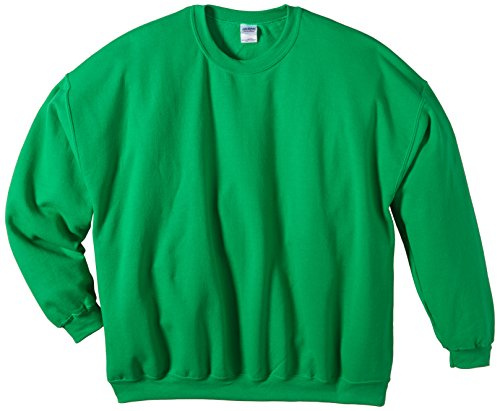 Gildan Men's Adult Crew Neck 18000 Long Sleeve Sweatshirt, Irish Green, Large