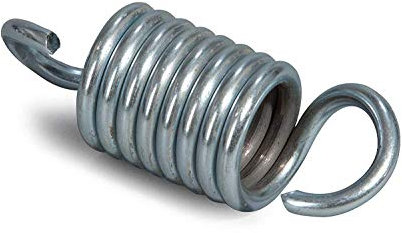 Ju-Sports Boxsackfeder I Sandsackfeder aus Metall I Um den Sandsack beim Boxtraining perfekt abzufedern I Ca. 11 cm Gesamtlänge I 3,5 cm Durchmesser