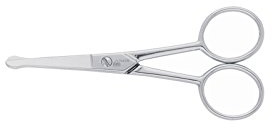 Becker Manicure Erbe Accessoires Geschäftsschere, gerade, vernickelt 10,5 cm Bart- und Nasenhaar- Schere 1 Stk.