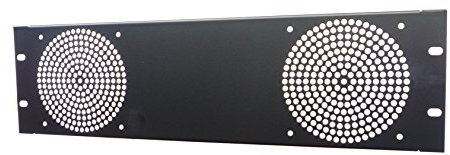 AllMetalParts 3U Fan Rack Panel, For 2 Fans. [PC]