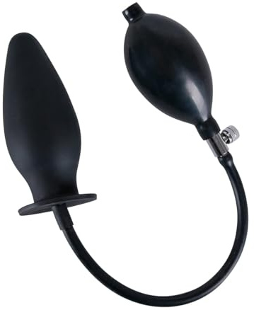 You2Toys Inflatable Anal Plug Silikon - softer Analplug mit Ballpumpe zum Aufpumpen, Analtoy für Anfänger und Profis, intensive Stimulation der Prostata, schwarz
