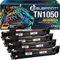Bubprint TN 1050 4 Toner kompatibel als Ersatz für Brother TN-1050 TN1050 für HL-1110 MFC-1910W DCP-1610W MFC-1810 DCP-1612W HL-1210W HL-1212W DCP-1510 DCP-1512 HL-1112 Schwarz