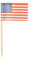 16657 - PAPSTAR - 500 Deko-Picker 8 cm Flaggen USA