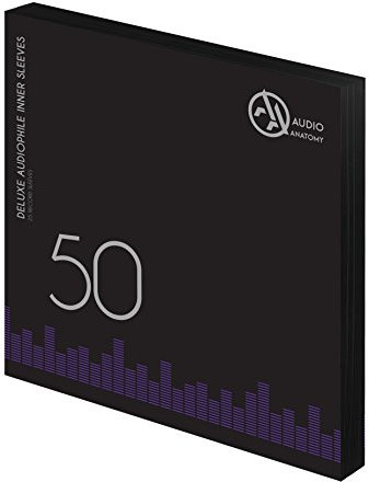 AA Audio Anatomy Buste interne per vinile da 12” - nero, 50 pezzi