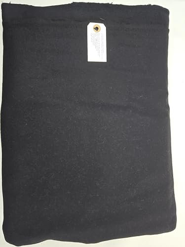 Bühnenvorhang grösse wählbar Farbe:schwarz B1 Molton 300gr/m geöst (300 * 400cm)