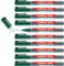 edding 361 Whiteboardmarker - grün - 10 Whiteboard Stifte - Rundspitze 1 mm - Boardmarker abwischbar - für Whiteboard, Flipchart, Magnettafel, Pinnwand, Memoboard - Sketchnotes - nachfüllbar