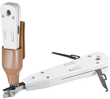 Anlegewerkzeug für LSA, Kabel ø 0,4-0,6 mm, CAT 5 / CAT 6 mit Gürteltasche