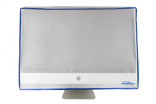 Dust and Water Resistant Silky Smooth Antistatic Vinyl iMac Monitor Dust Cover for 24 iMac 24W x20H x3(Top)/8(Bottom) D