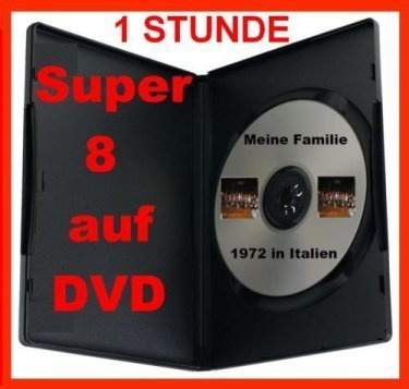 Remmoplace 1 Stunde SUPER 8 auf DVD Projektor DIGITALISIEREN ÜBERSPIELEN KOPIEREN