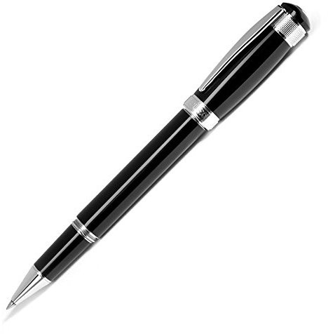 Cleo Skribent Patronen-Tintenroller Aura, schwarz, Innovation: für Standard-Tintenpatronen!