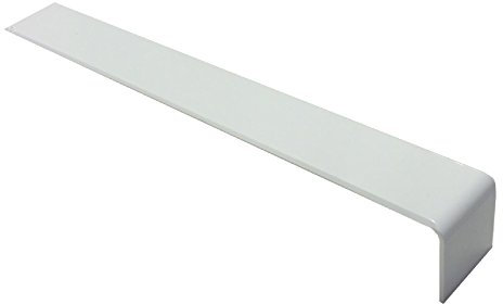 UPVC Plastic Fascia Board Straight Butt Joint White 300mm Round Edge Profile