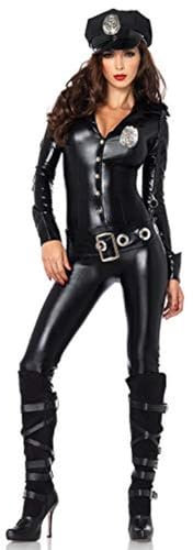 Leg Avenue 83912 - Officer Payne Kostüm, Größe S, schwarz