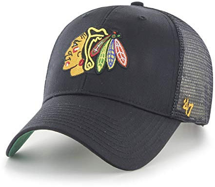 '47 Chicago Blackhawks Black NHL Most Value P. Branson Cap One-Size