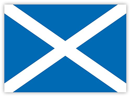 Junk Mail Blocker 10 x Scottish Flag Stickers - Saltire Cross - Scotland Sticker - for Cars, Laptop, Windows, Luggage (7.4 x 5.2 cm)