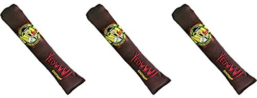 3 PACK Flor Hoja Nébeda YEOWWW! MundoCariñoso 100 % Orgánica Para Gato CIGARRO