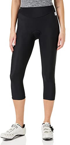 Gonso Lecce, Damen Fahrradhose 3/4, Radtight mit Relax Gel Comfort Sitzpolster, Hohe Bewegungselastizität und Komfortbund, Enganliegende Passform, Schwarz, Gr.48