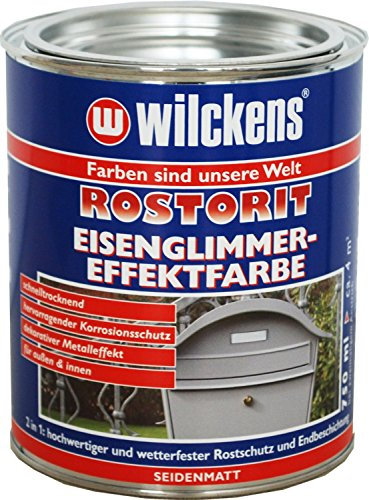 Bindulin Rostorit Eisenglimmer-Effektfarbe (Eisenglimmer silber 750 ml)