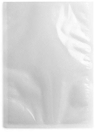 Allpax Vakuumbeutel 17,5 x 25 cm, 100 Stück, extra Dicke Kunststoffbeutel zum Vakuumieren von Lebensmitteln, mikrowellengeeignetes Verpackungsmaterial, passend für alle Vakuumiergeräte
