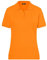 James & Nicholson Damenpolo Classic - Piqué-Poloshirt mit gestrickten Bündchen | Farbe: orange | Grösse: L