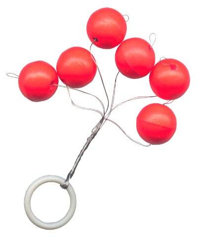 FTM Trout Piloten rund rot 8mm Inh.6 STK.
