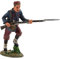Vollplastische Zinnfigur, Amerikanischer Bürgerkrieg, New York Zouaven, vorgehend ACU001