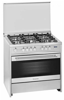 Meireles M 910 X Cooker - cocina (Independiente, Negro, Botones, Giratorio, 126 L, Gas, Large)