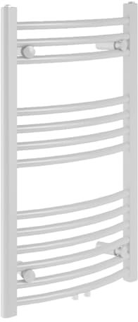 Designheizkörper Bari weiß gebogen 80,3 x 60 cm BadHeizkörper Handtuchtrockner Bad-Heizkörper Handtuchheizkörper Handtuchwärmer